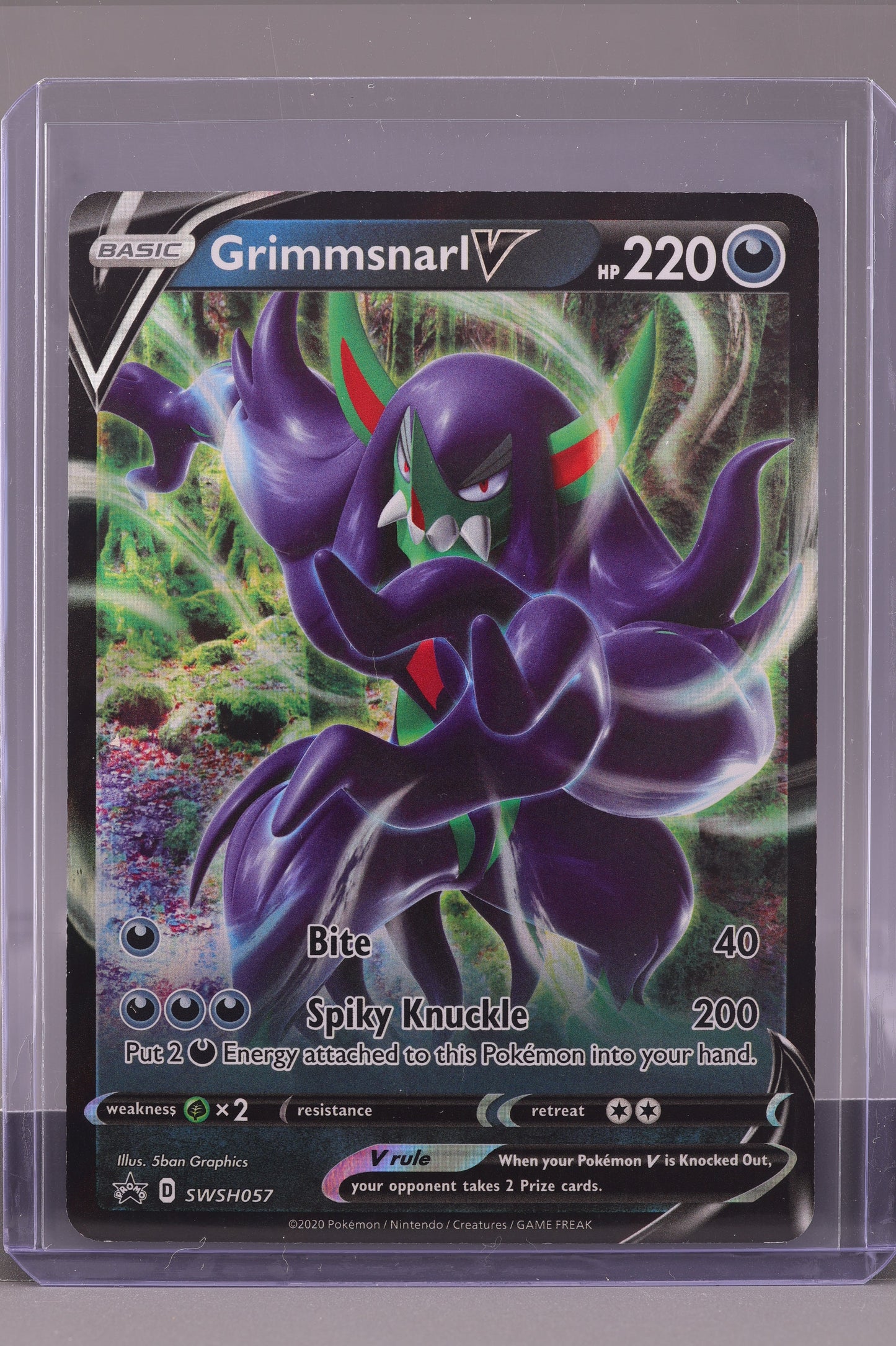 Grimmsnarl V 2020 Black Star Promo  #SWSH057