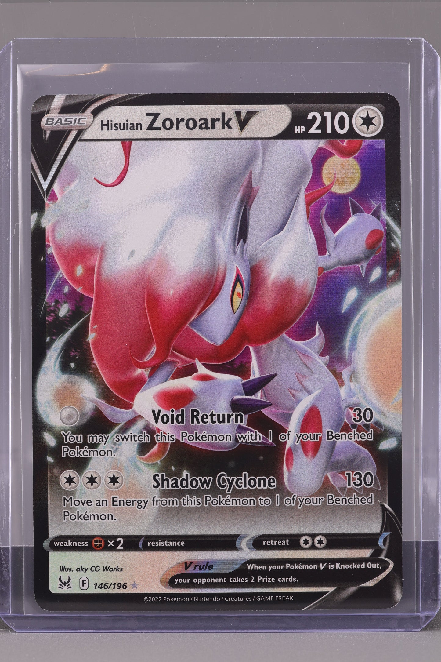 Hisuian Zoroark V 2022 Lost Origin  #146