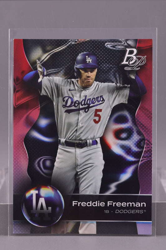 Freddie Freeman 2023 Bowman Platinum  #83        Los Angeles Dodgers