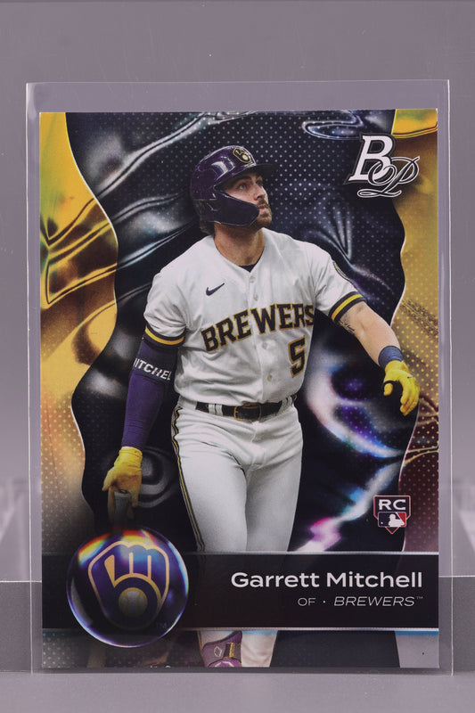 Garrett Mitchell 2023 Bowman Platinum  #43        Milwaukee Brewers