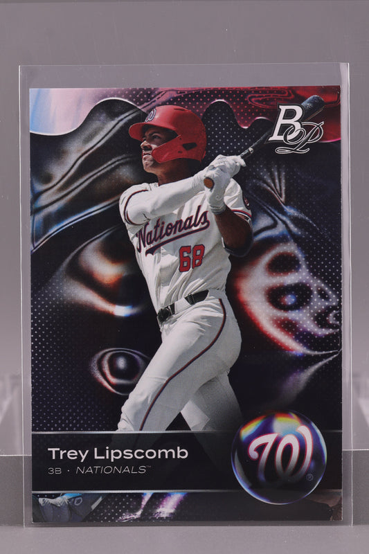 Trey Lipscomb 2023 Bowman Platinum Top Prospects  #TOP-39        Washington Nationals