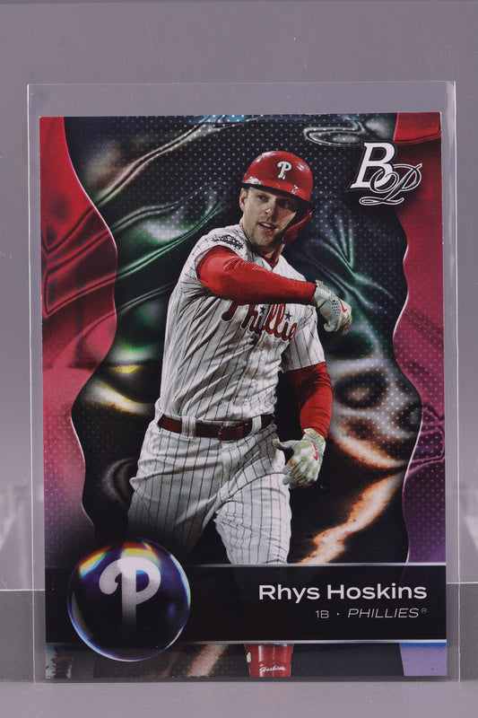 Rhys Hoskins 2023 Bowman Platinum  #2        Philadelphia Phillies