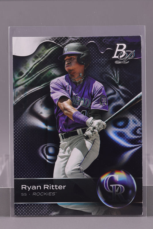 Ryan Ritter 2023 Bowman Platinum Top Prospects  #TOP-21        Colorado Rockies