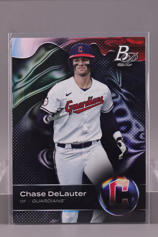 Chase DeLauter 2023 Bowman Platinum Top Prospects  #TOP-90        Cleveland Guardians