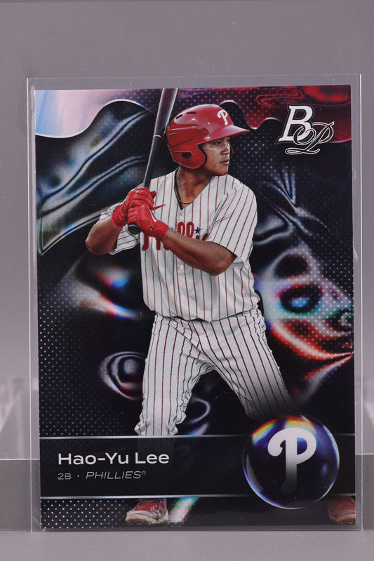 Hao-Yu Lee 2023 Bowman Platinum Top Prospects  #TOP-48        Philadelphia Phillies