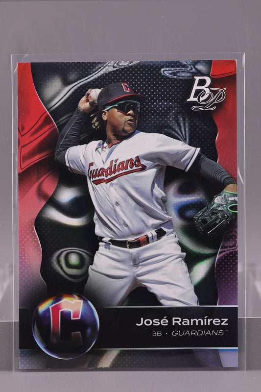 José Ramírez 2023 Bowman Platinum  #95        Cleveland Guardians