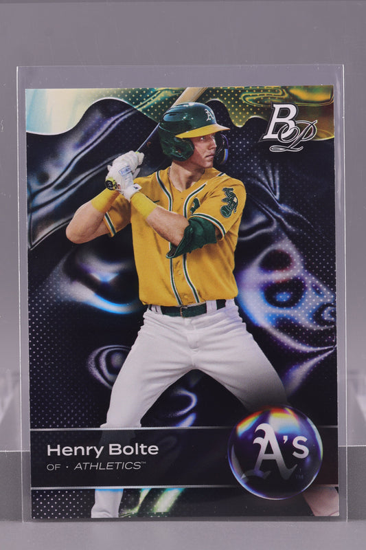 Henry Bolte 2023 Bowman Platinum Top Prospects  #TOP-30        Oakland Athletics