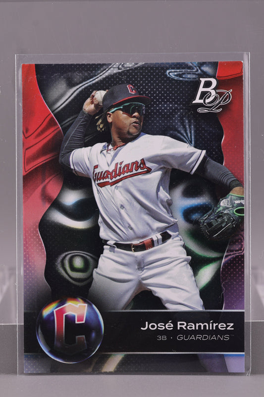 José Ramírez 2023 Bowman Platinum  #95        Cleveland Guardians