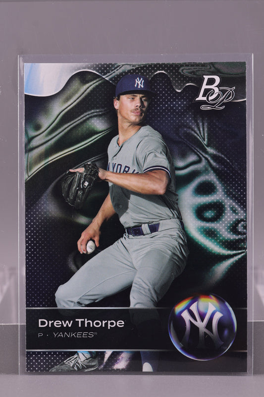 Drew Thorpe 2023 Bowman Platinum Top Prospects  #TOP-10        New York Yankees