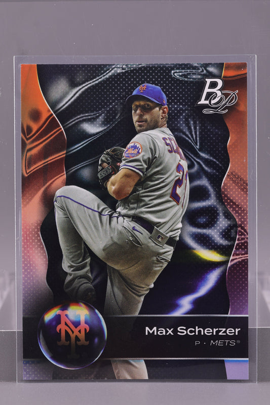 Max Scherzer 2023 Bowman Platinum  #52        New York Mets