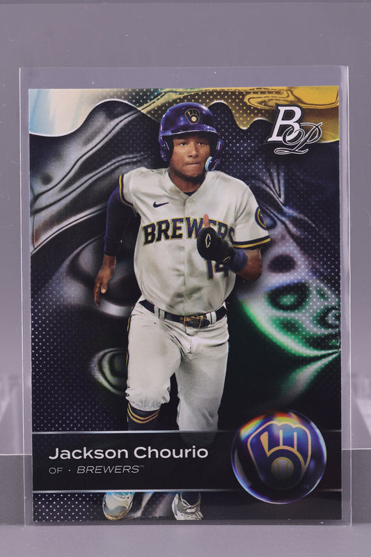 Jackson Chourio 2023 Bowman Platinum Top Prospects  #TOP-58        Milwaukee Brewers