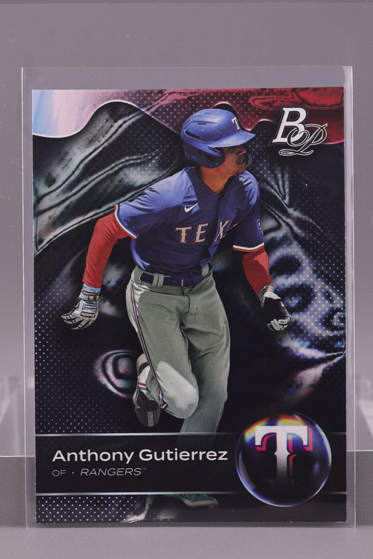 Anthony Gutierrez 2023 Bowman Platinum Top Prospects  #TOP-12        Texas Rangers