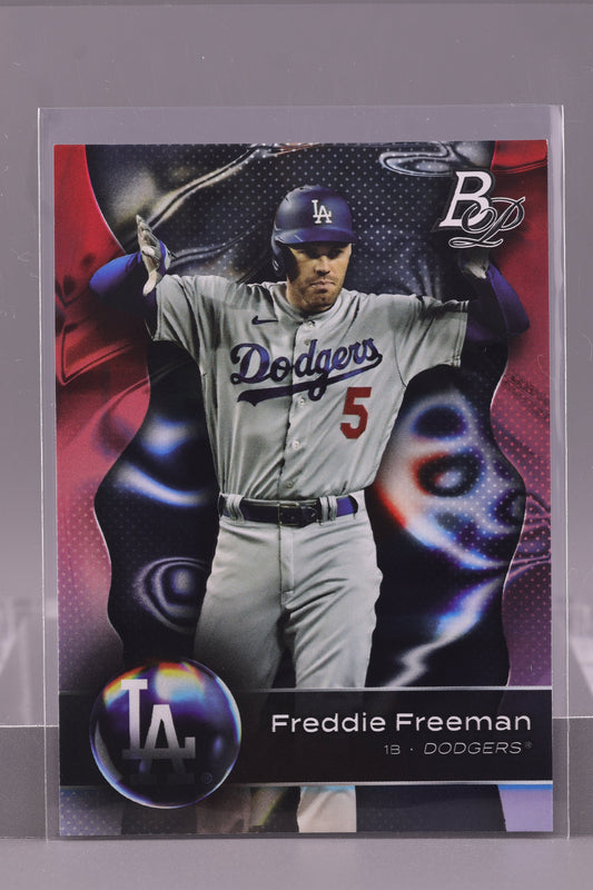 Freddie Freeman 2023 Bowman Platinum  #83        Los Angeles Dodgers