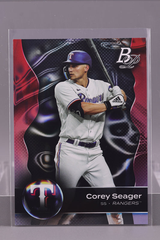 Corey Seager 2023 Bowman Platinum  #97        Texas Rangers