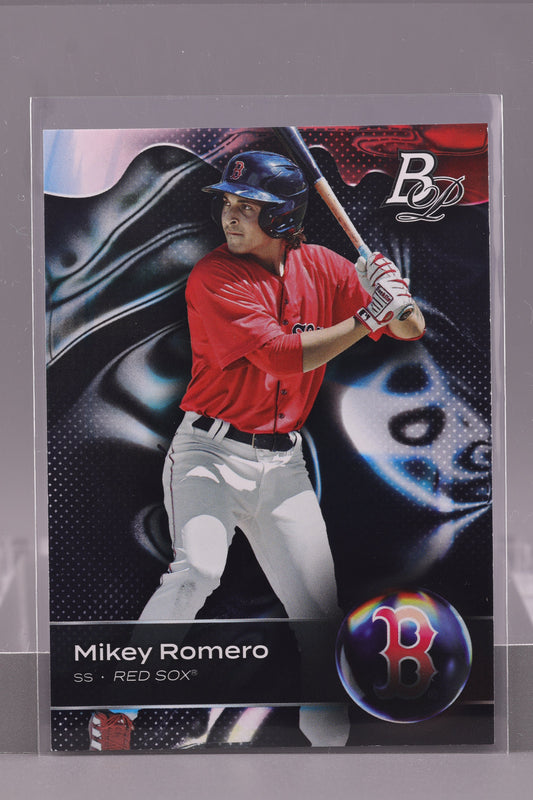 Mikey Romero 2023 Bowman Platinum Top Prospects  #TOP-35        Boston Red Sox