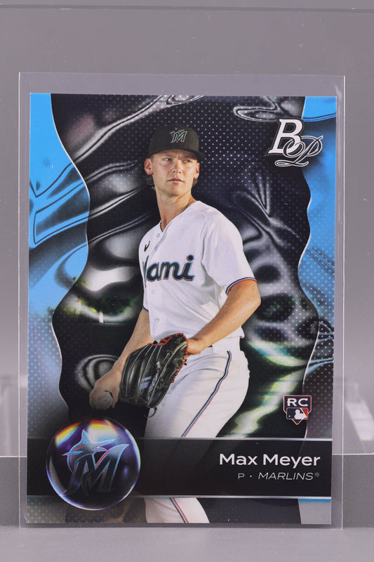 Max Meyer 2023 Bowman Platinum #14        Rookie Card RC Miami Marlins