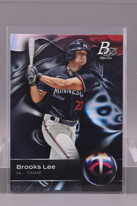 Brooks Lee 2023 Bowman Platinum #TOP-72 Top Prospects        Minnesota Twins