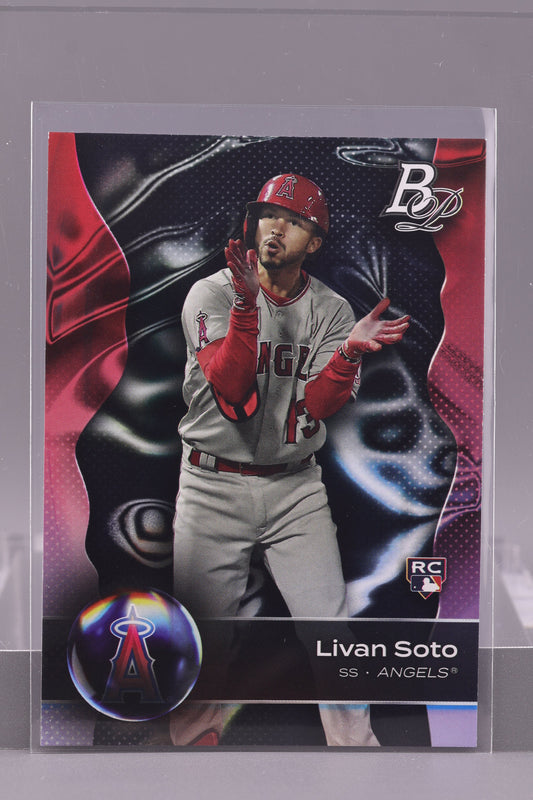 Livan Soto 2023 Bowman Platinum #22         Los Angeles Angels