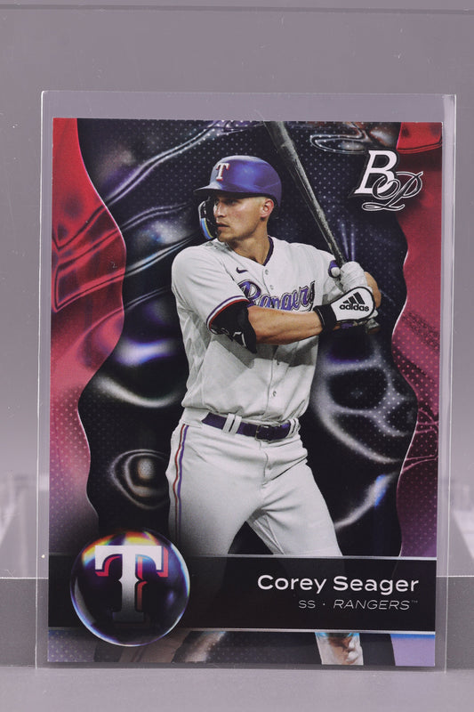 Corey Seager 2023 Bowman Platinum #97         Texas Rangers