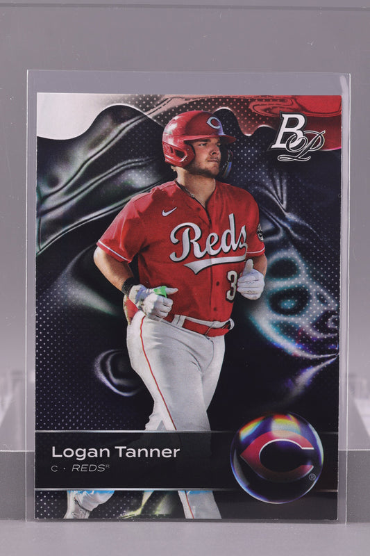 Logan Tanner 2023 Bowman Platinum #TOP-20 Top Prospects        Cincinnati Reds