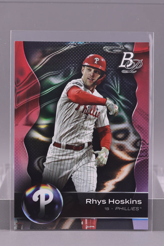 Rhys Hoskins 2023 Bowman Platinum #2         Philadelphia Phillies