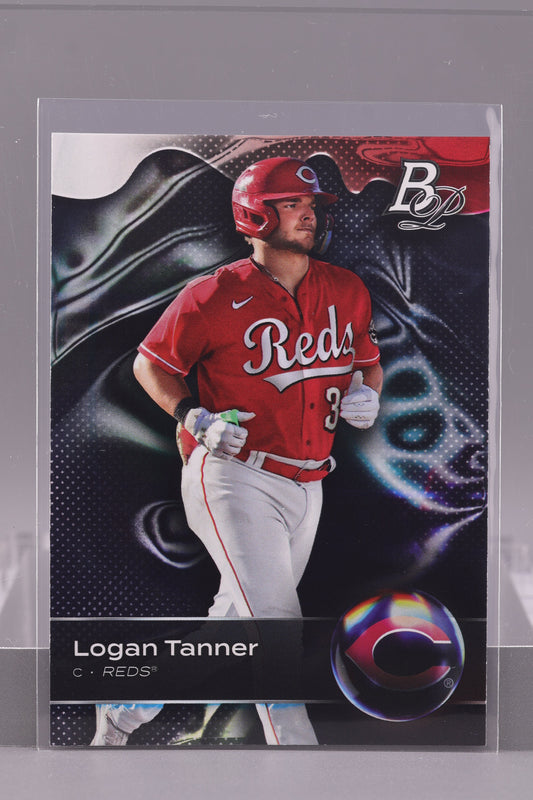 Logan Tanner 2023 Bowman Platinum #TOP-20 Top Prospects        Cincinnati Reds