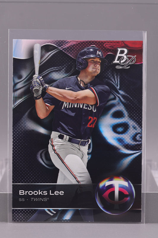 Brooks Lee 2023 Bowman Platinum #TOP-72 Top Prospects        Minnesota Twins