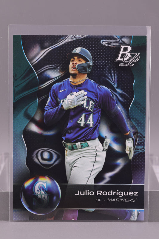 Julio Rodríguez 2023 Bowman Platinum #25         Seattle Mariners