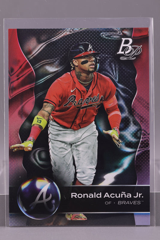 Ronald Acuña Jr. 2023 Bowman Platinum #47         Atlanta Braves