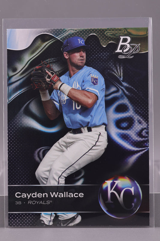 Cayden Wallace 2023 Bowman Platinum #TOP-84 Top Prospects        Kansas City Royals