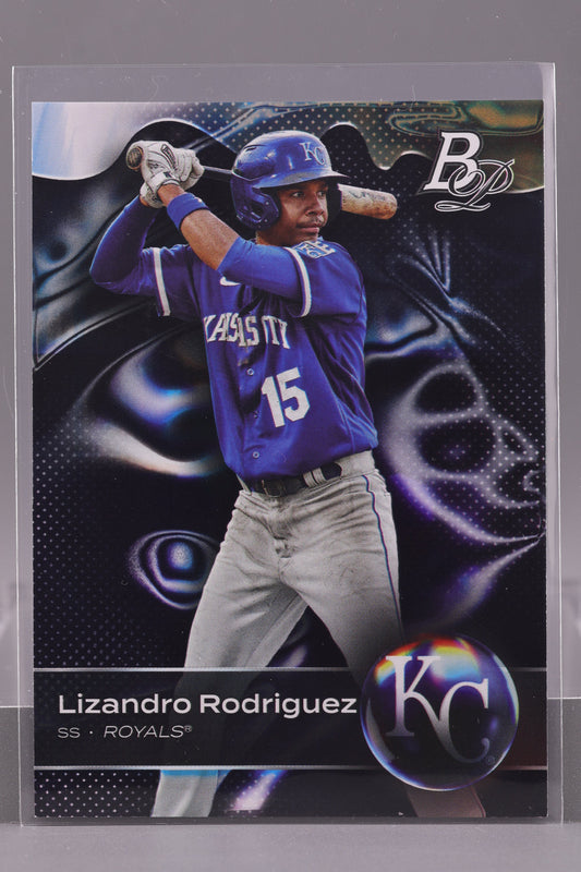 Lizandro Rodriguez 2023 Bowman Platinum #TOP-64 Top Prospects        Kansas City Royals