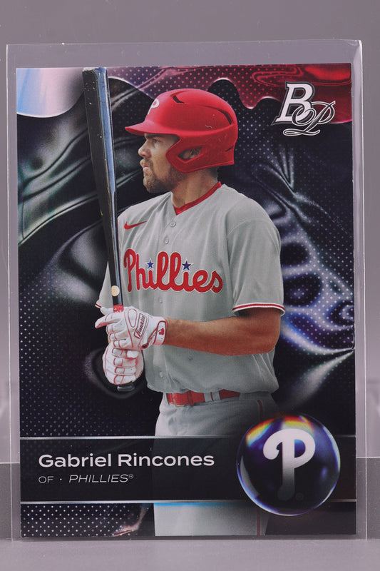 Gabriel Rincones 2023 Bowman Platinum #TOP-33 Top Prospects        Philadelphia Phillies