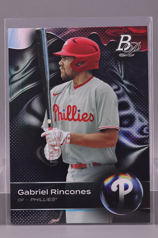 Gabriel Rincones 2023 Bowman Platinum #TOP-33 Top Prospects        Philadelphia Phillies