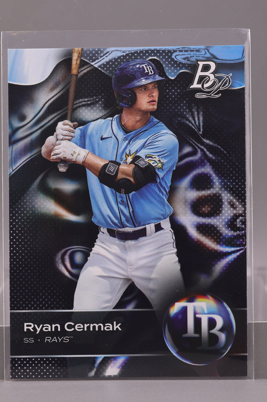 Ryan Cermak 2023 Bowman Platinum #TOP-74 Top Prospects        Tampa Bay Rays