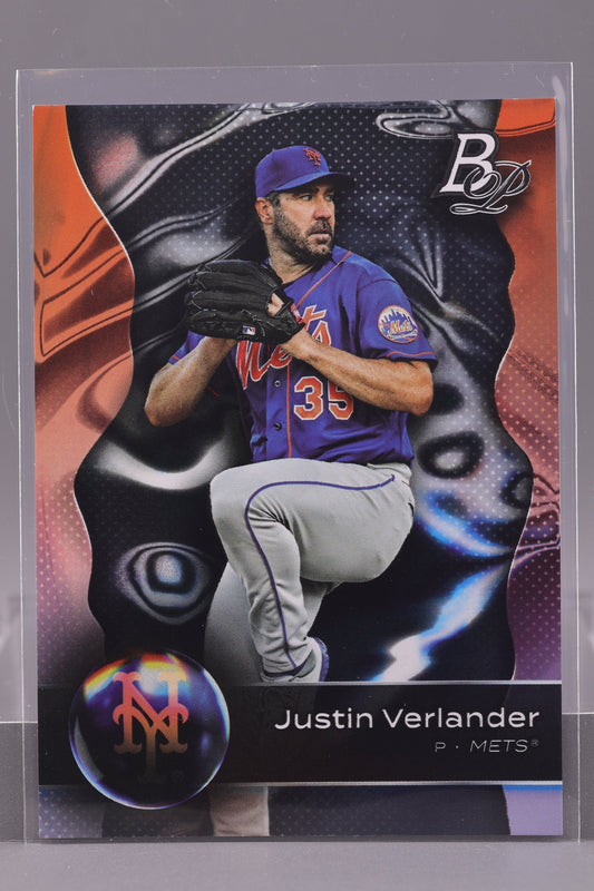 Justin Verlander 2023 Bowman Platinum #21         New York Mets