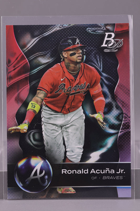 Ronald Acuña Jr. 2023 Bowman Platinum #47         Atlanta Braves