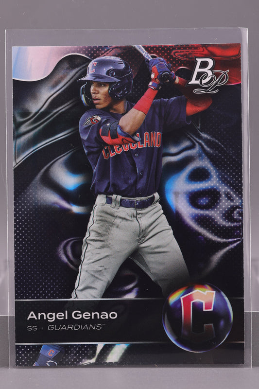 Angel Genao 2023 Bowman Platinum #TOP-57 Top Prospects        Cleveland Guardians