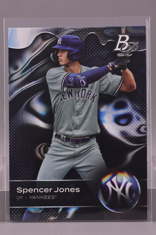 Spencer Jones 2023 Bowman Platinum #TOP-62 Top Prospects        New York Yankees