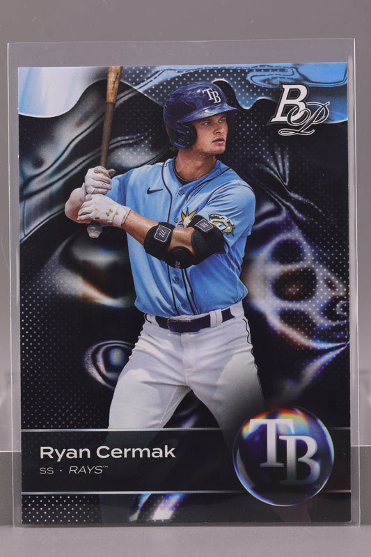 Ryan Cermak 2023 Bowman Platinum #TOP-74 Top Prospects        Tampa Bay Rays