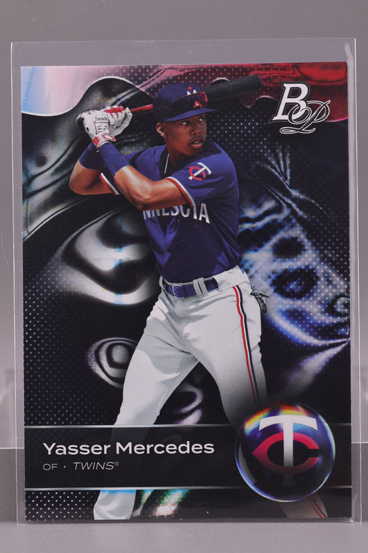 Yasser Mercedes 2023 Bowman Platinum #TOP-95 Top Prospects        Minnesota Twins