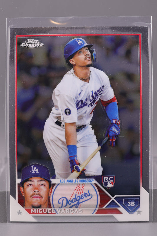 Miguel Vargas 2023 Topps Chrome #161         Los Angeles Dodgers