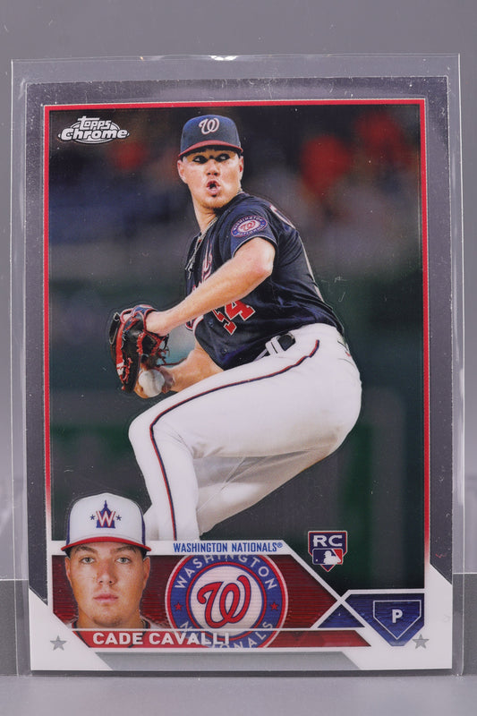 Cade Cavalli 2023 Topps Chrome #61         Washington Nationals