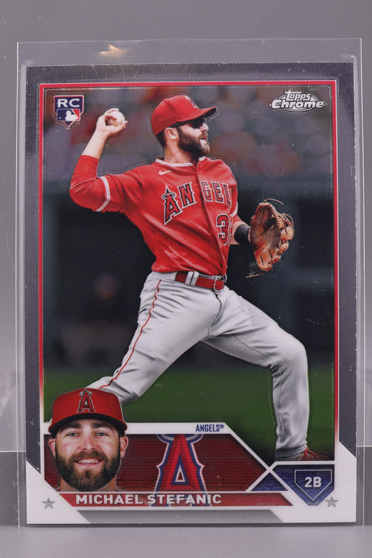 Michael Stefanic 2023 Topps Chrome #138         Los Angeles Angels