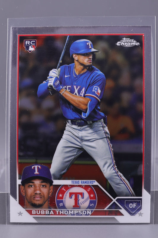 Bubba Thompson 2023 Topps Chrome #58         Texas Rangers