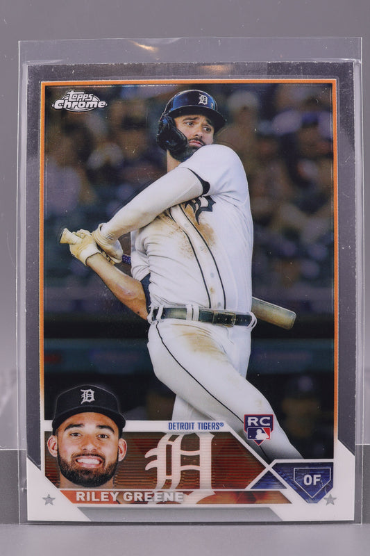 Riley Greene 2023 Topps Chrome #182         Detroit Tigers