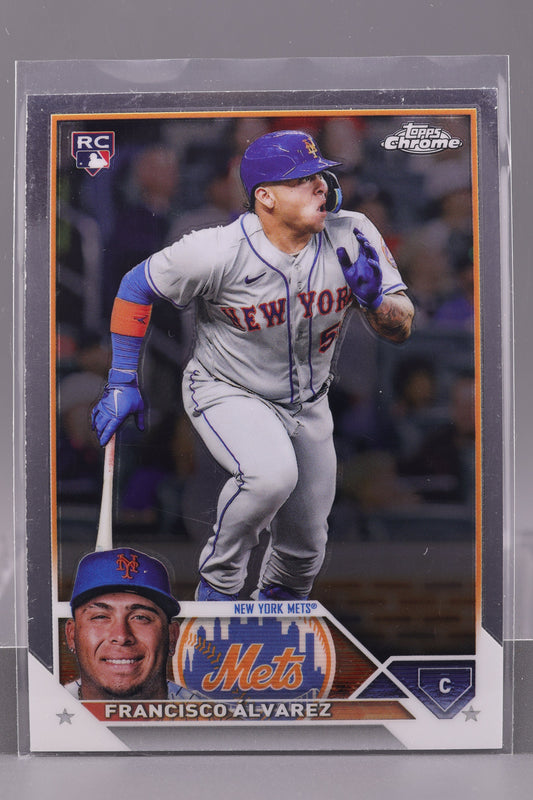 Francisco Álvarez 2023 Topps Chrome #203         New York Mets