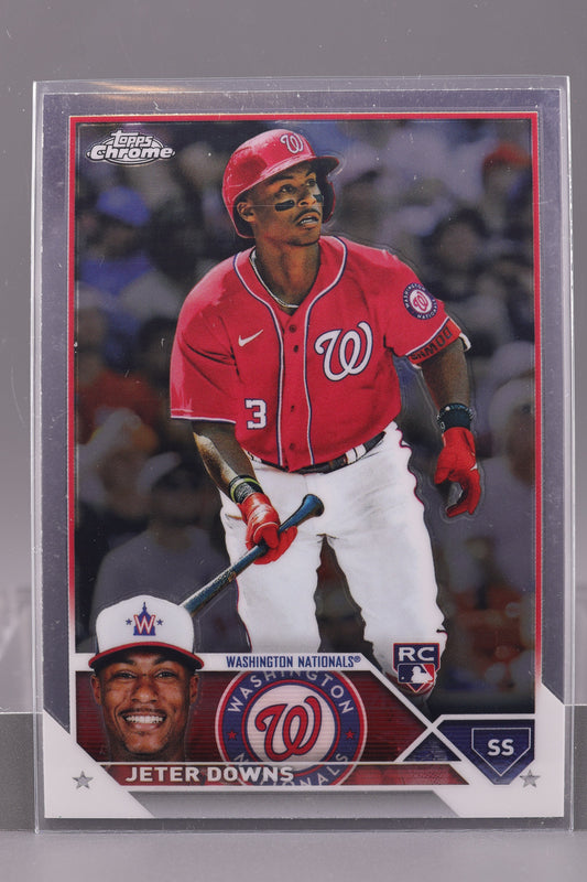 Jeter Downs 2023 Topps Chrome #56         Washington Nationals