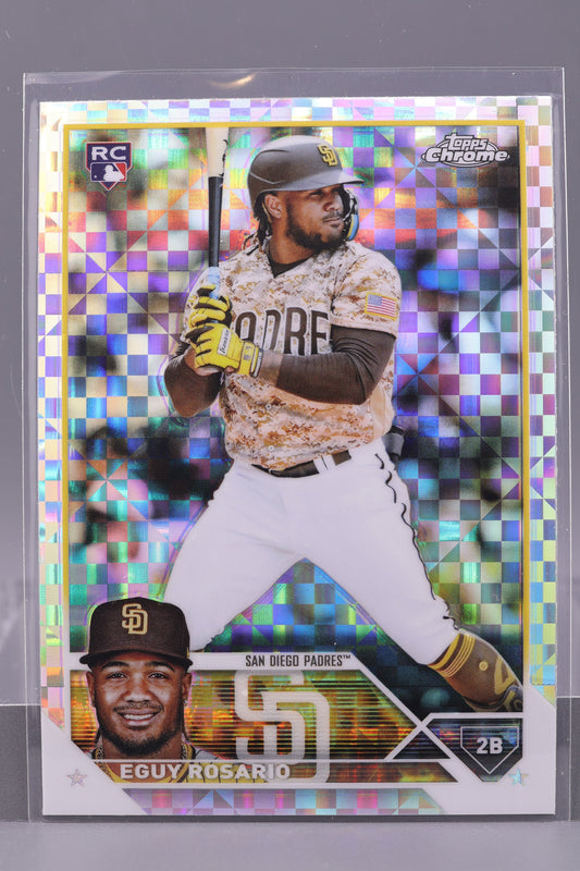 Eguy Rosario 2023 Topps Chrome #184 X-Fractor        San Diego Padres