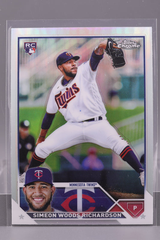 Simeon Woods Richardson 2023 Topps Chrome #173 Refractor        Minnesota Twins