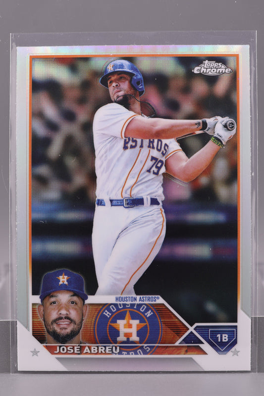 José Abreu 2023 Topps Chrome #41 Refractor        Houston Astros